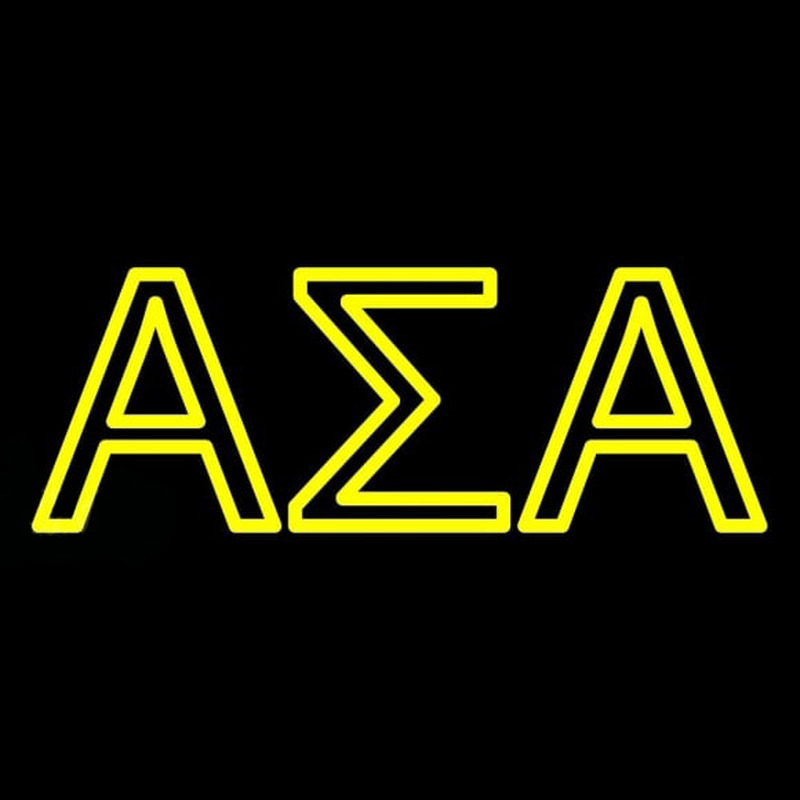 Alpha Sigma Alpha Neon Skilt