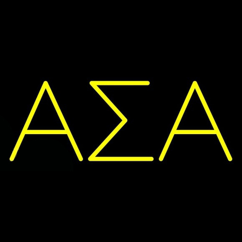 Alpha Sigma Alpha Neon Skilt