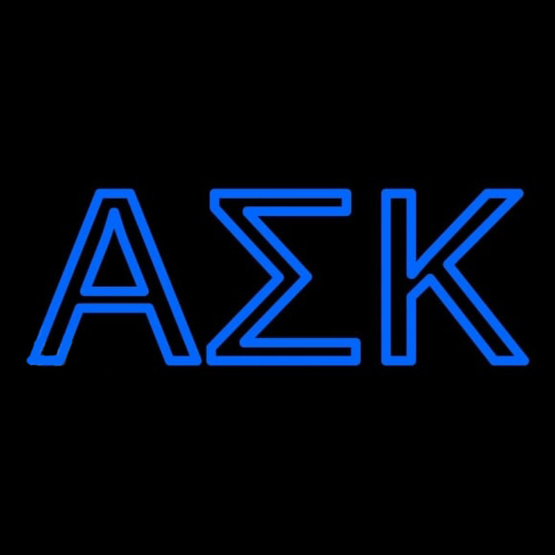 Alpha Sigma Kappa Neon Skilt