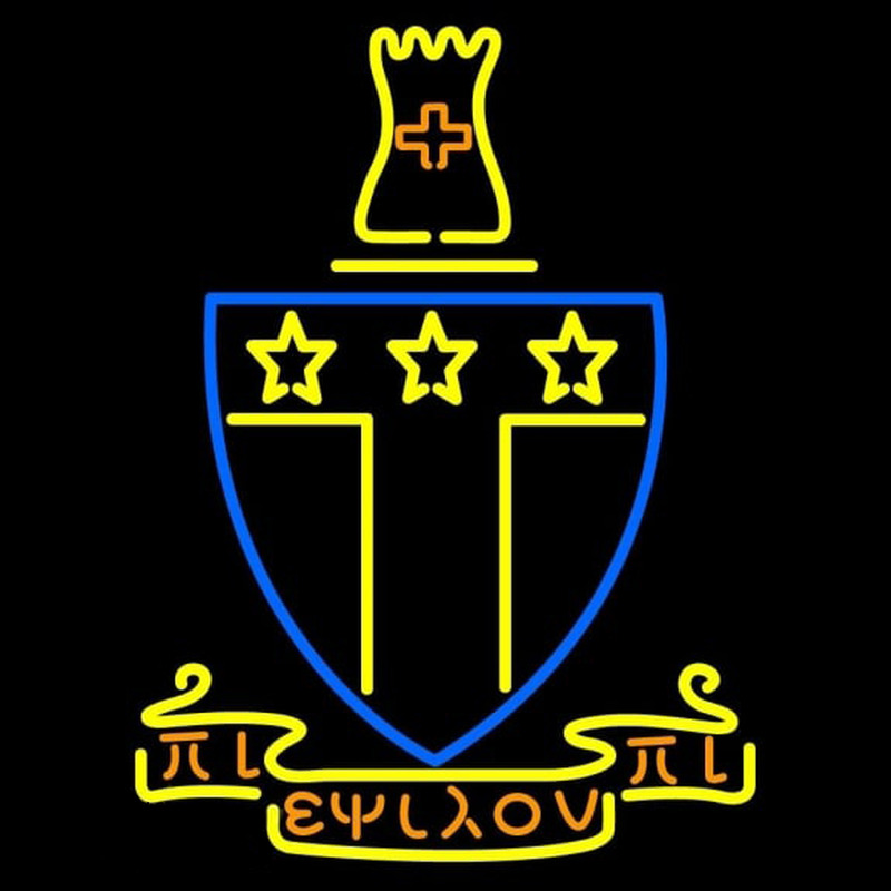 Alpha Tau Omega Logo Neon Skilt