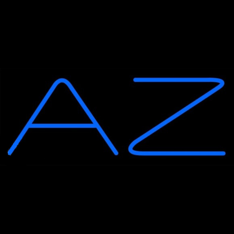 Alpha Zeta Neon Skilt