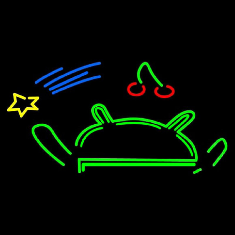 Android Apps Icon Neon Skilt
