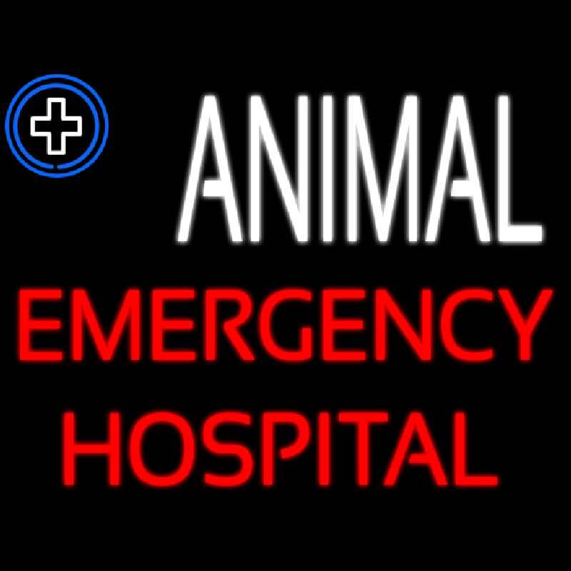 Animal Emergency Hospital Neon Skilt