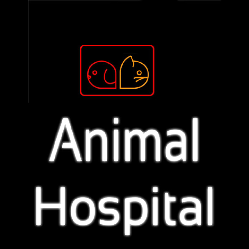 Animal Hospital Neon Skilt