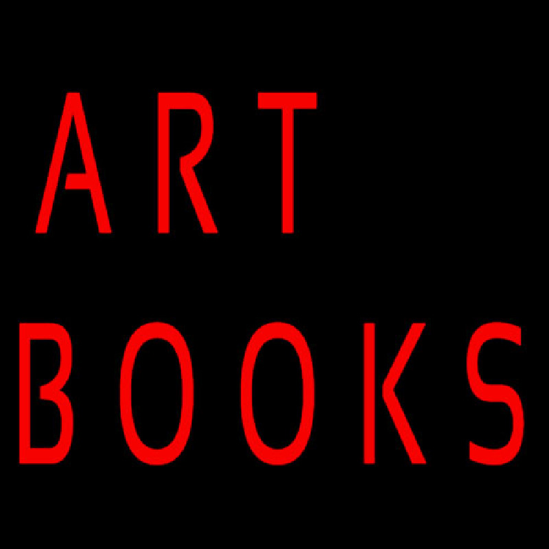 Art Books Neon Skilt
