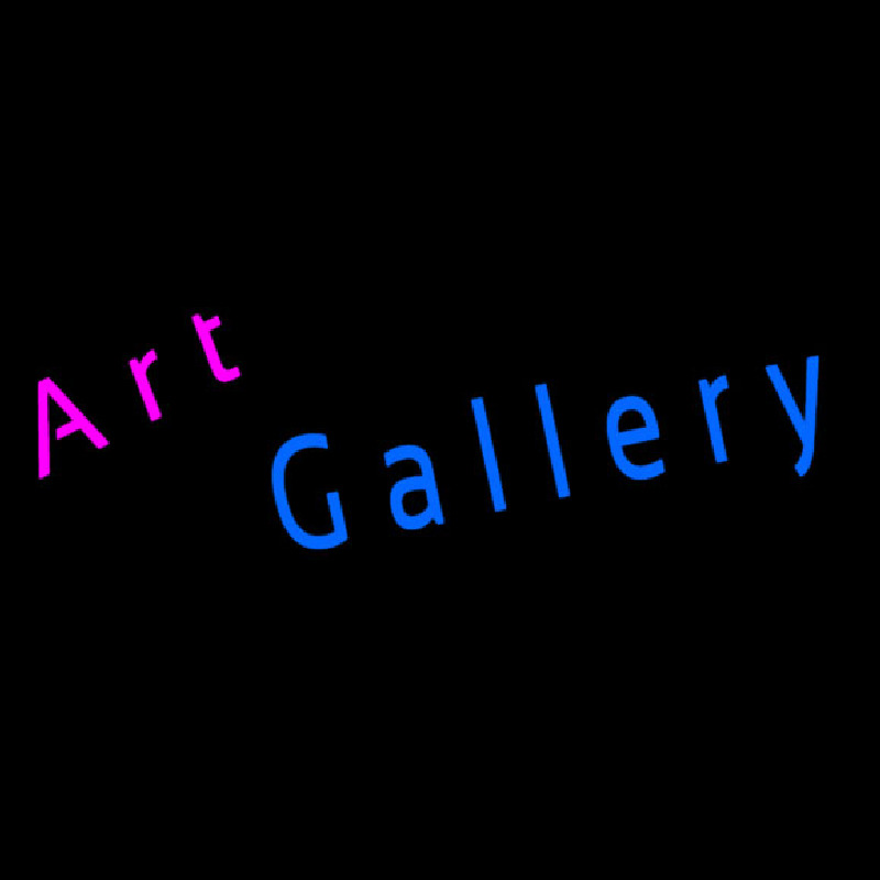 Art Gallery Neon Skilt