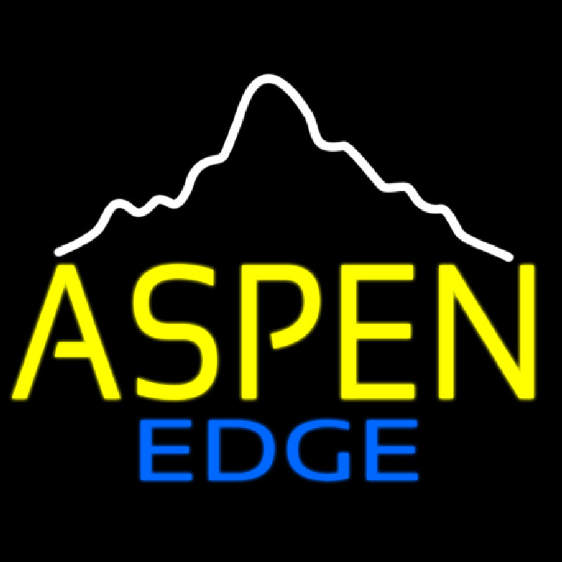 Aspen Edge Neon Skilt