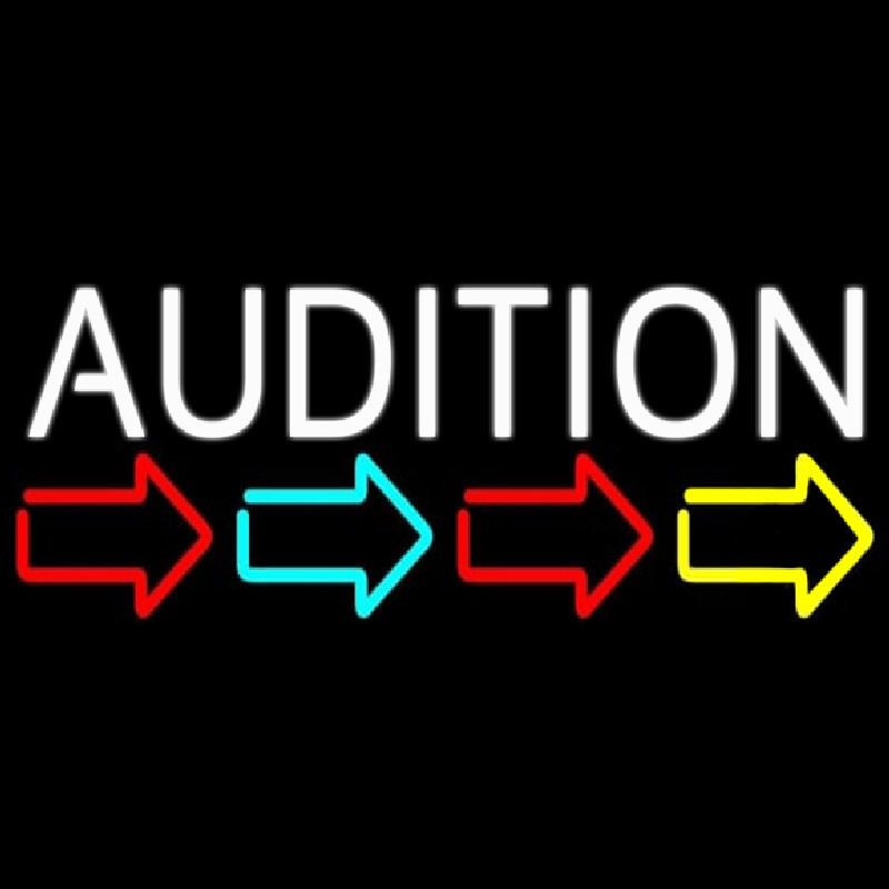 Audition Neon Skilt