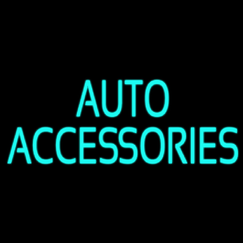 Auto Accessories Block Neon Skilt
