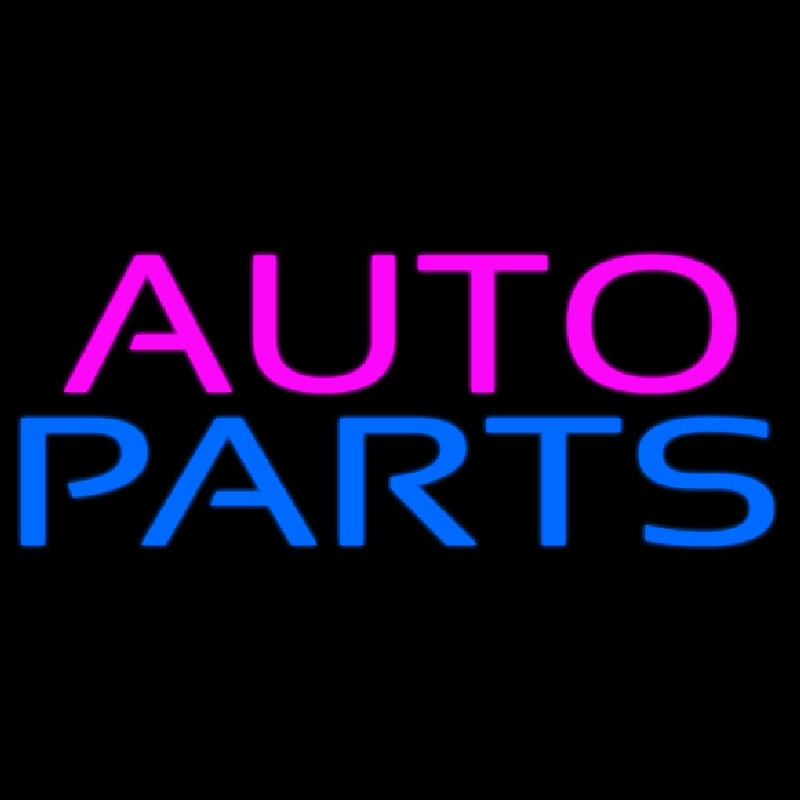 Auto Parts Block Neon Skilt