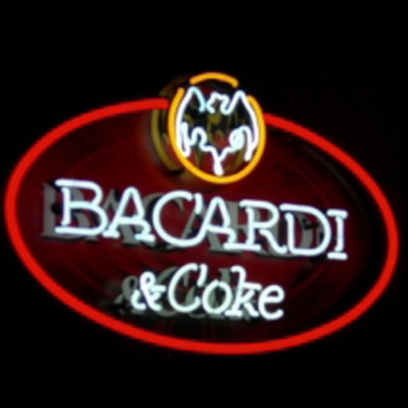 Bacardi And Coke Neon Sign Neon Skilt