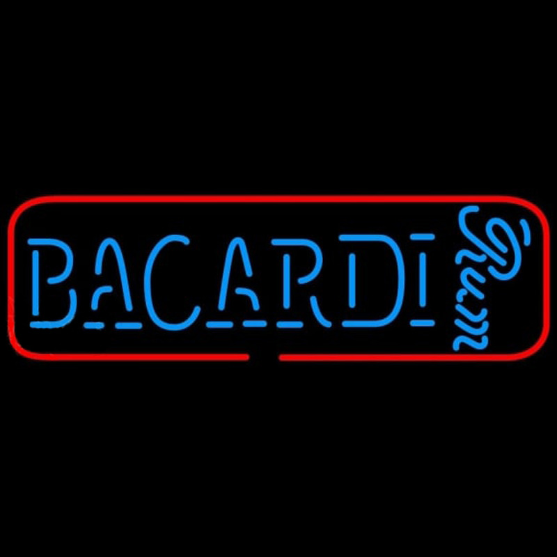 Bacardi Rum Sign Neon Skilt