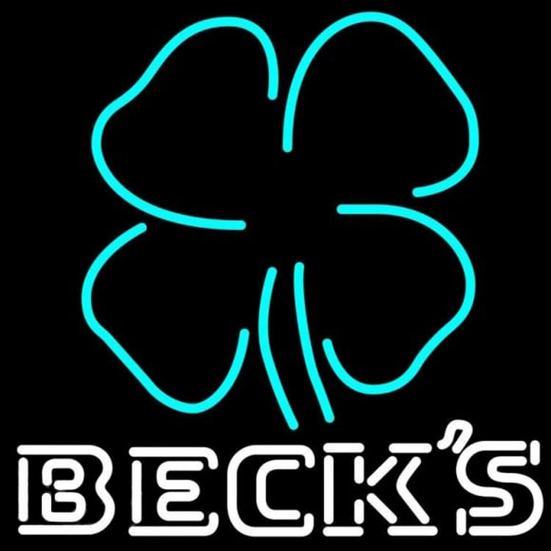 Backs Clover Beer Sign Neon Skilt