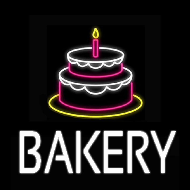 Bakery Cake Neon Skilt