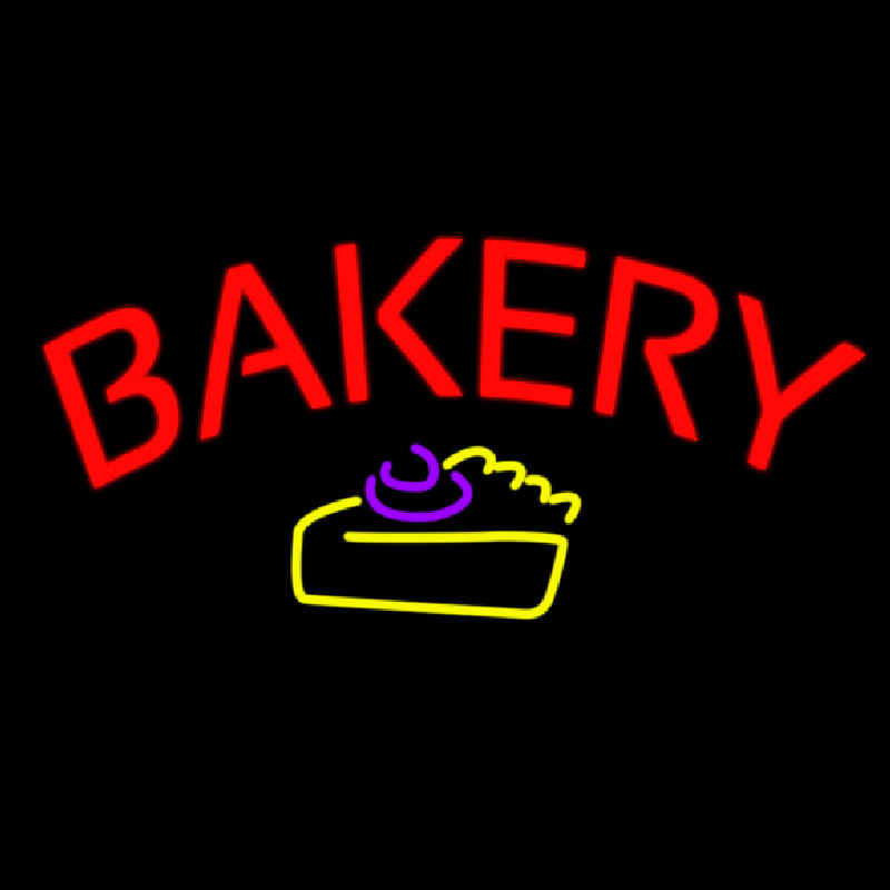 Bakery Logo Neon Skilt