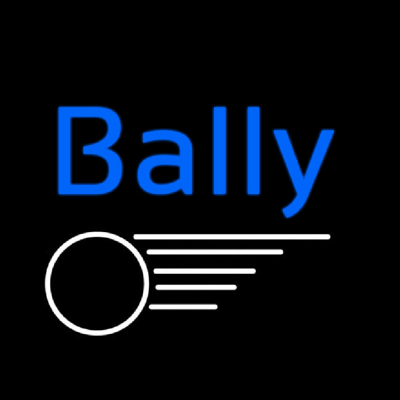 Bally Neon Skilt