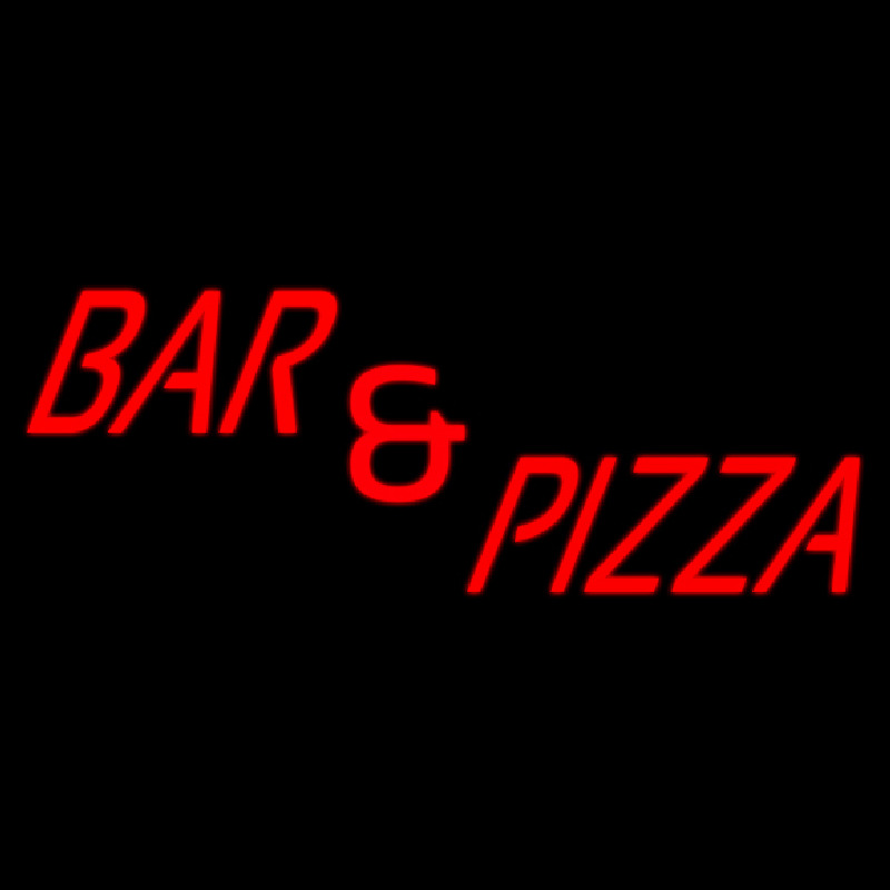 Bar And Pizza Neon Skilt