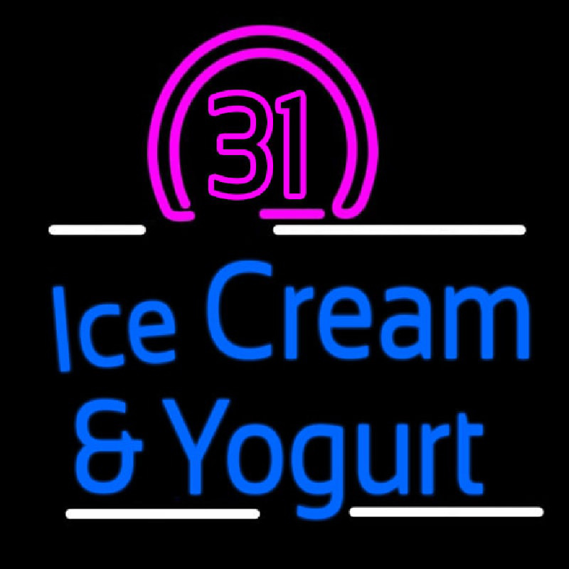 Baskin Robins 31 Flavors Authentic Neon Skilt