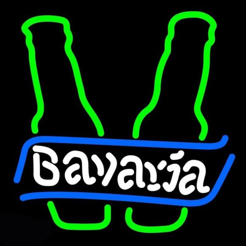 Bavarian Bottle Beer Sign Neon Skilt