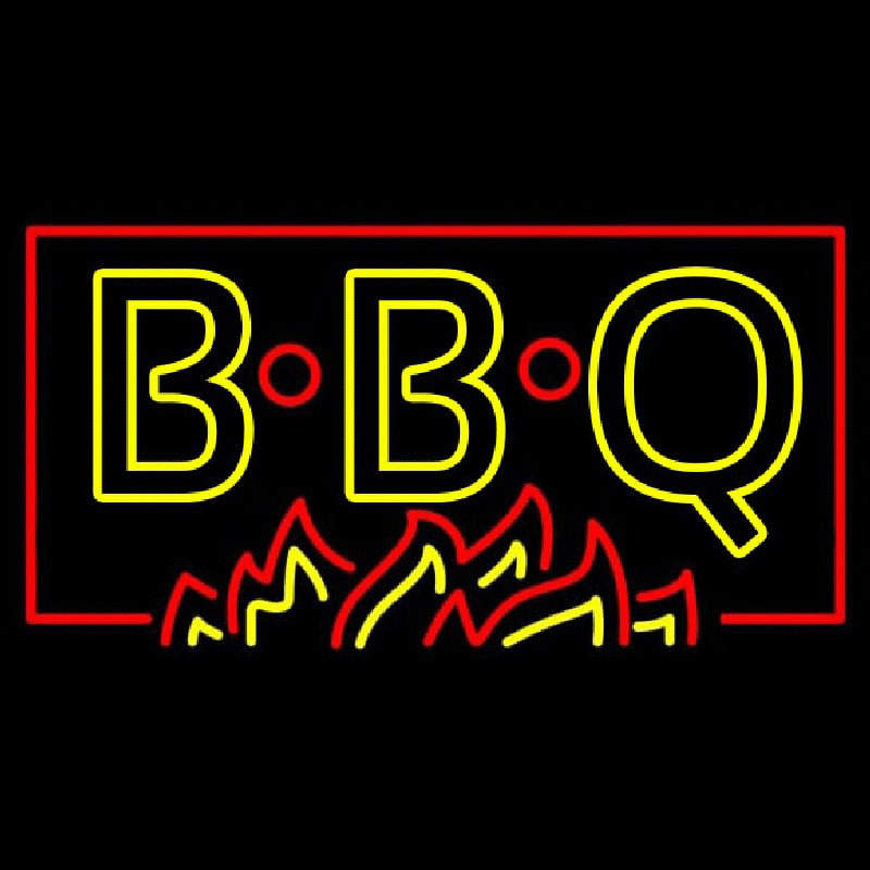 Bbq Lightbo  Neon Skilt