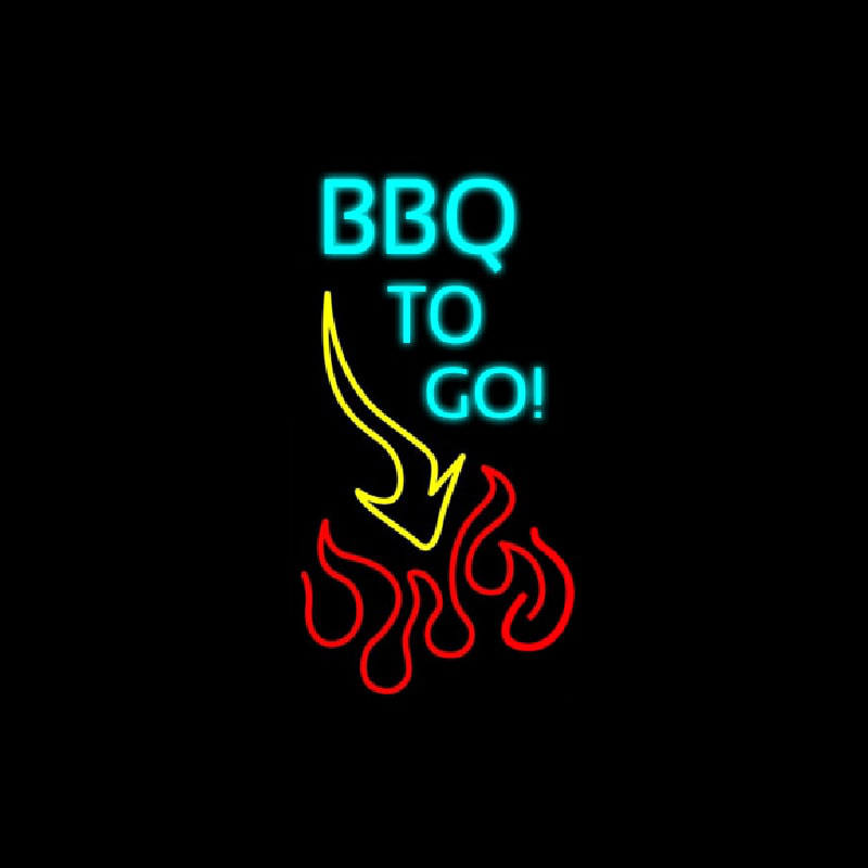 Bbq To Go Neon Skilt