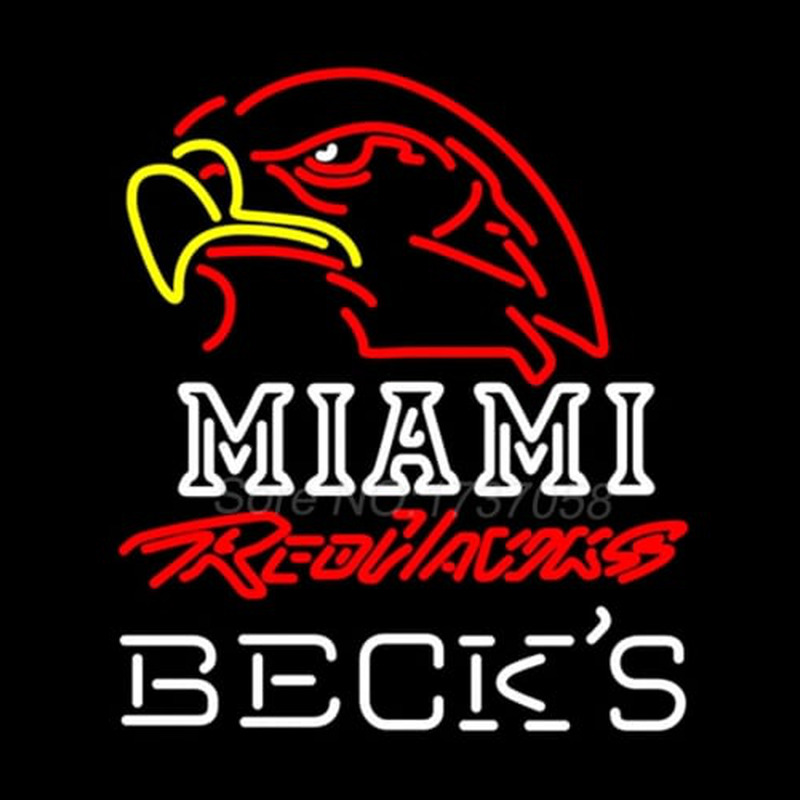 Becks Miami Neon Skilt