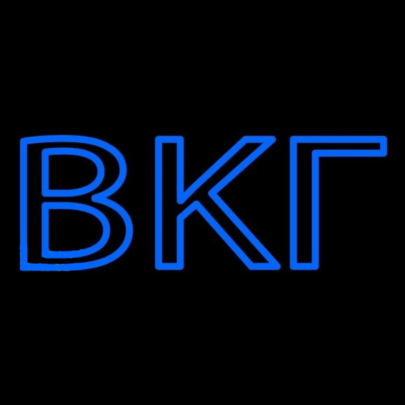 Beta Kappa Gamma Neon Skilt