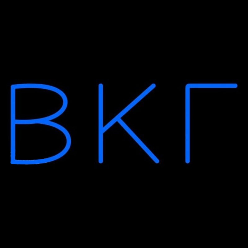 Beta Kappa Gamma Neon Skilt