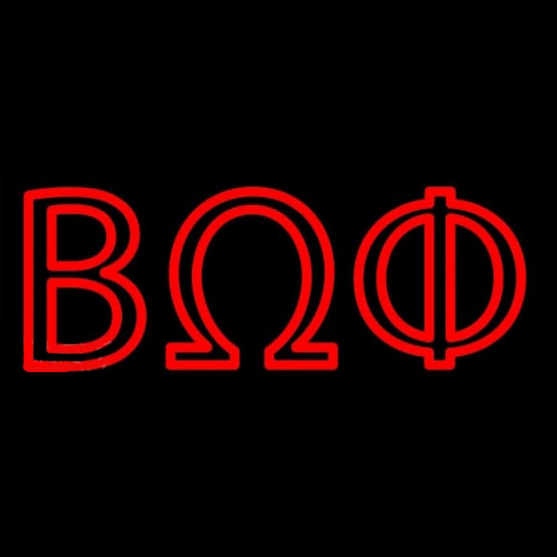 Beta Omega Phi Neon Skilt