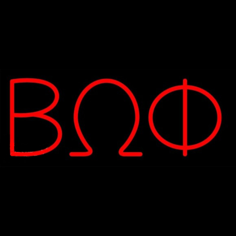 Beta Omega Phi Neon Skilt
