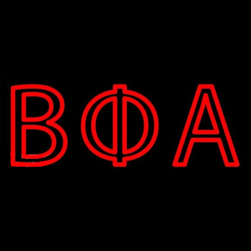 Beta Phi Alpha Neon Skilt