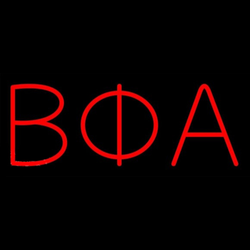 Beta Phi Alpha Neon Skilt
