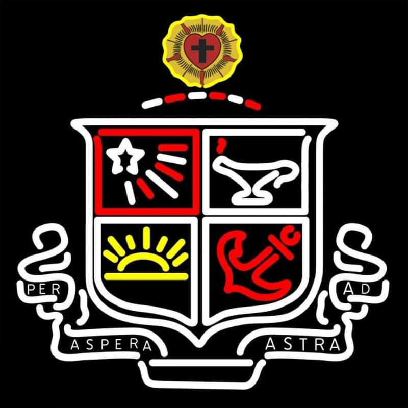Beta Sigma Psi Logo Neon Skilt