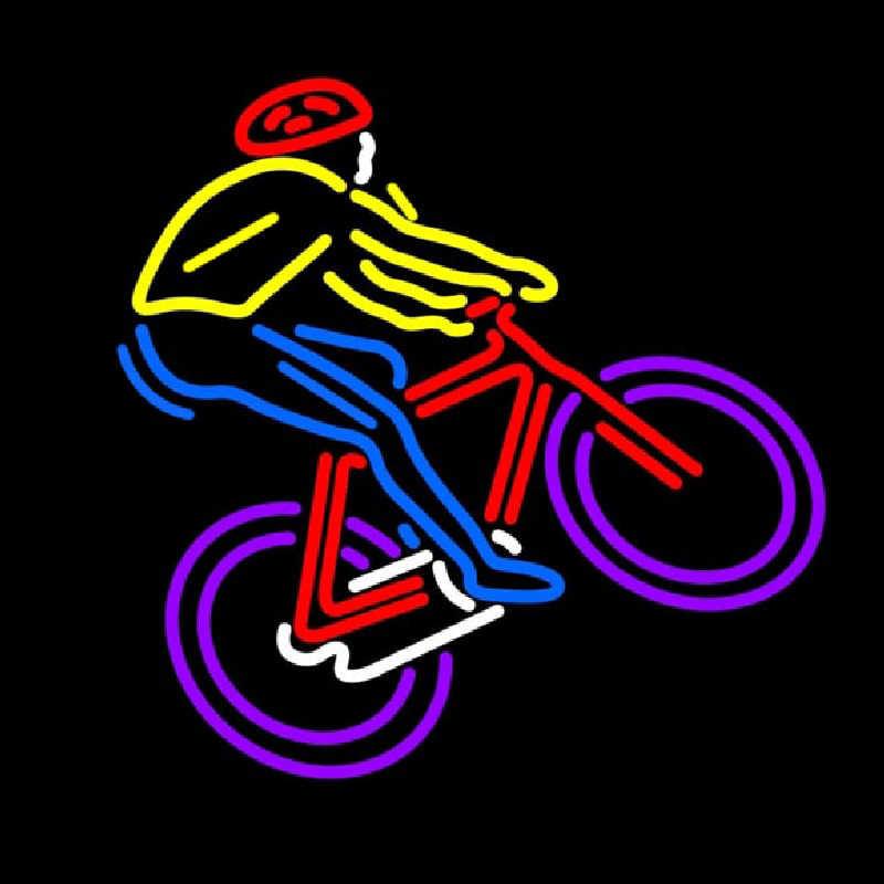 Bicycle Racer Neon Skilt