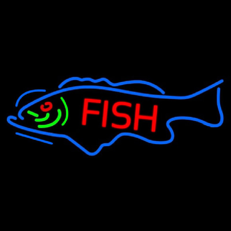 Big Fish Neon Skilt