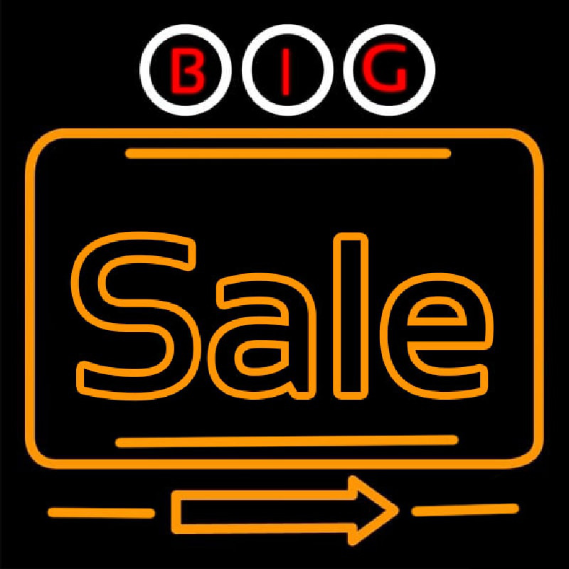 Big Sale Neon Skilt