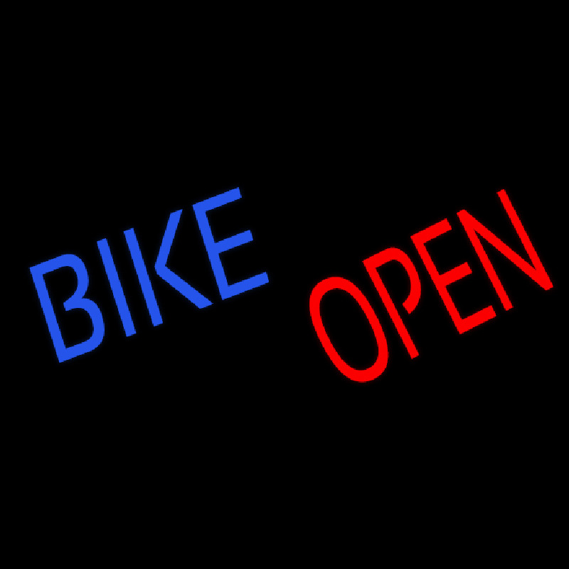 Bike Open Neon Skilt