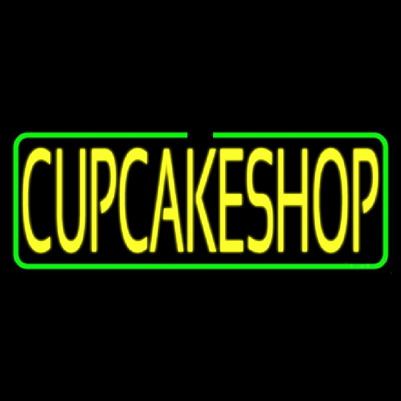 Block Cupcake Shop Neon Skilt