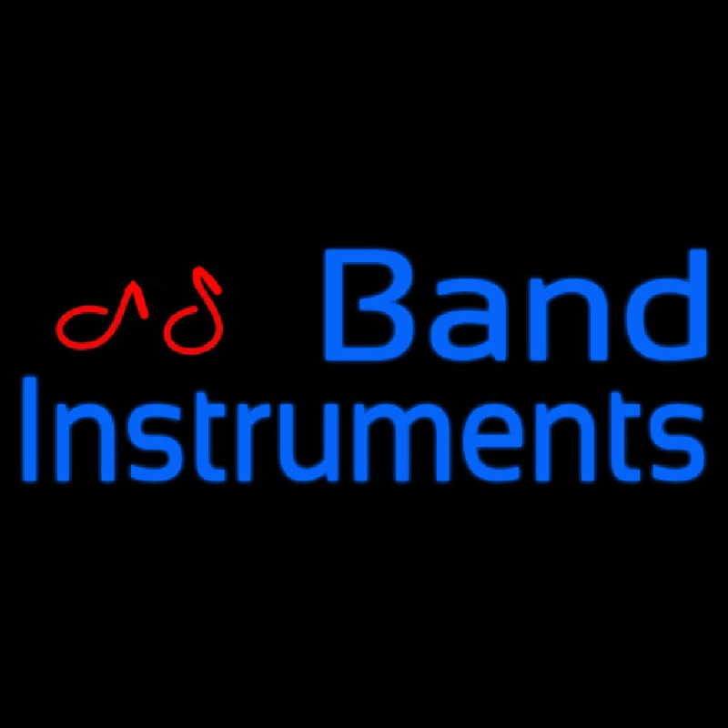 Blue Band Instruments 1 Neon Skilt