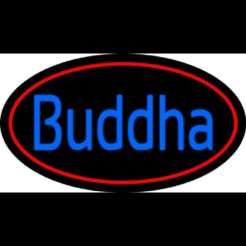 Blue Buddha Neon Skilt