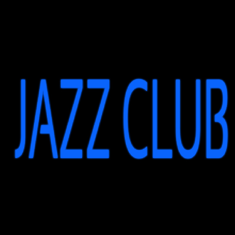 Blue Jazz Club Neon Skilt