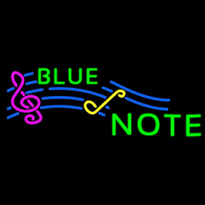 Blue Note 1 Neon Skilt