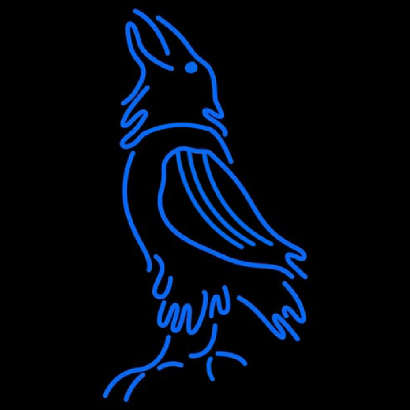 Blue Ravan Logo Neon Skilt