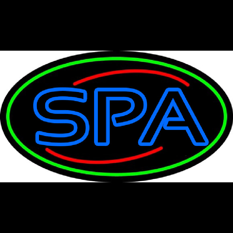 Blue Spa Neon Skilt