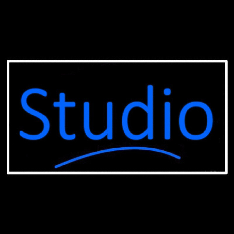 Blue Studio Neon Skilt