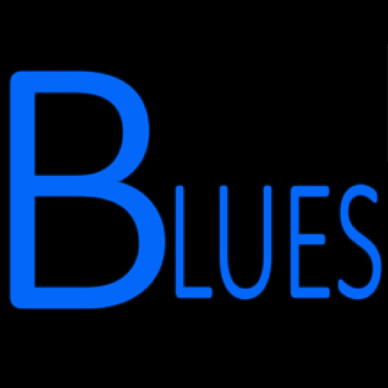 Blues Guitar Neon Skilt