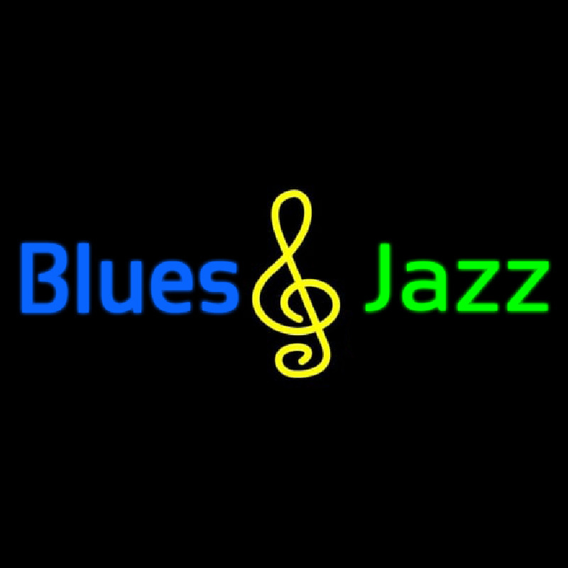 Blues Jazz Neon Skilt