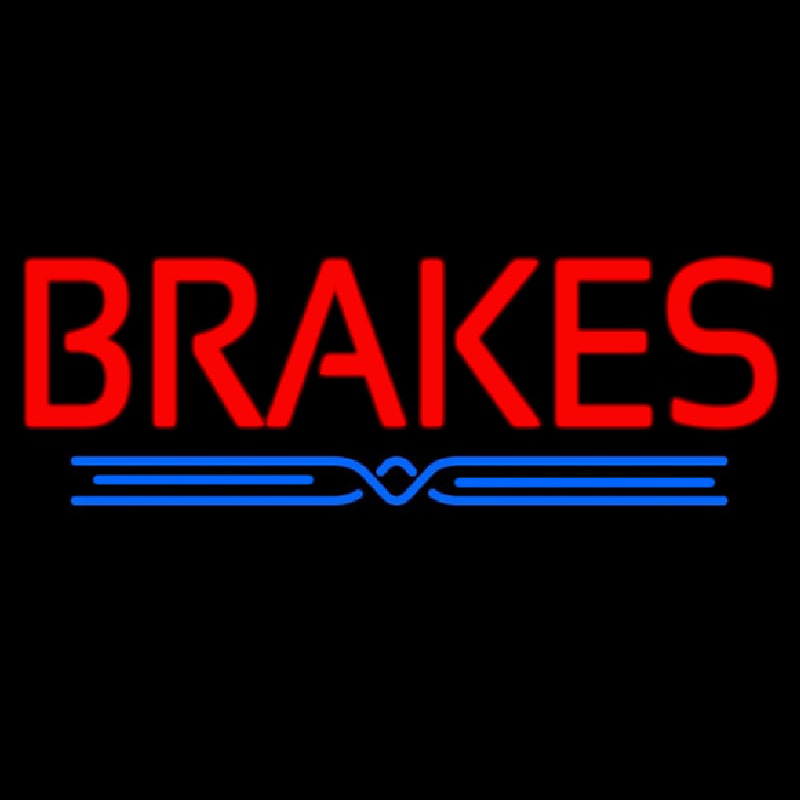 Brakes Block Neon Skilt