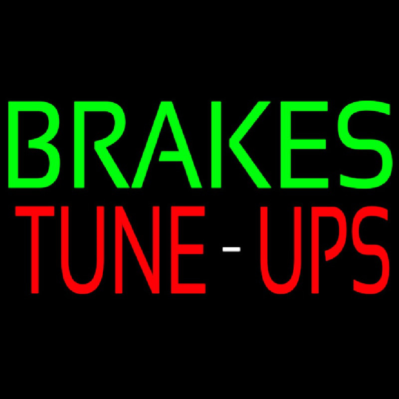 Brakes Tune Up Neon Skilt