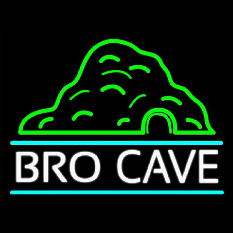 Bro Cave Neon Skilt